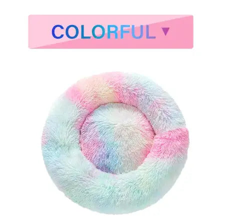 Fluffy Donut Pet Bed - Woof Pet Products