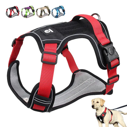 Reflective No Pull Dog Harness with Control Handle - Woof Pet Products