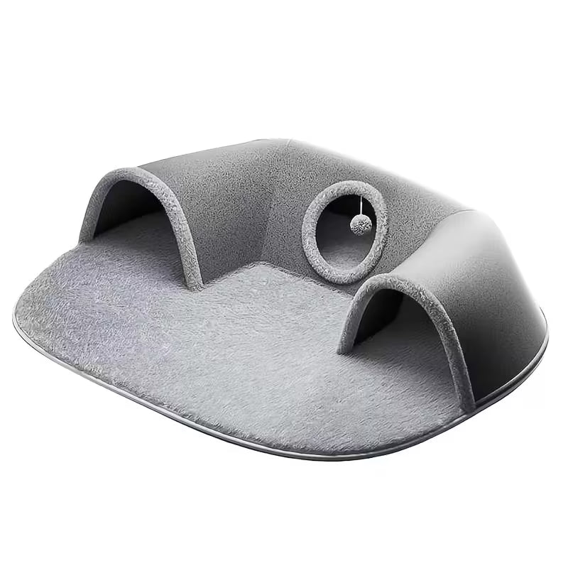 Autumn And Winter Cat Nest Cat Tunnel Plush - Woof Pet Products