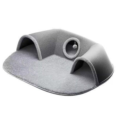 Autumn And Winter Cat Nest Cat Tunnel Plush - Woof Pet Products