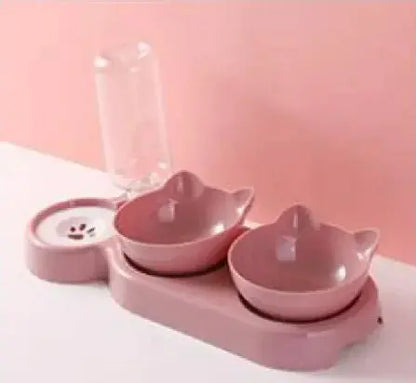 Anti-Tip Cat Bowl Feeder - Woof Pet Products