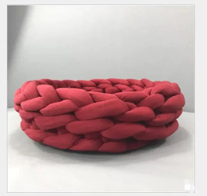 Handwoven Pet Bed for Dogs and Cats - Woof Pet Products