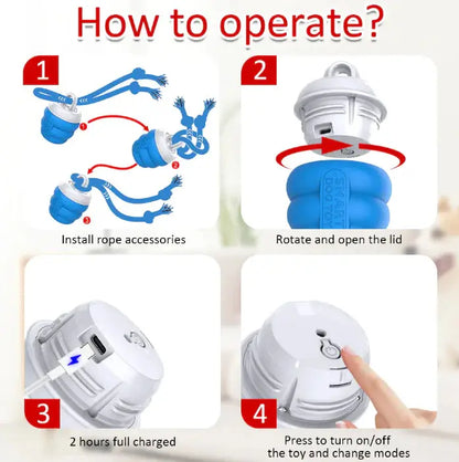 Smart Rolling Dog Toy - Woof Pet Products