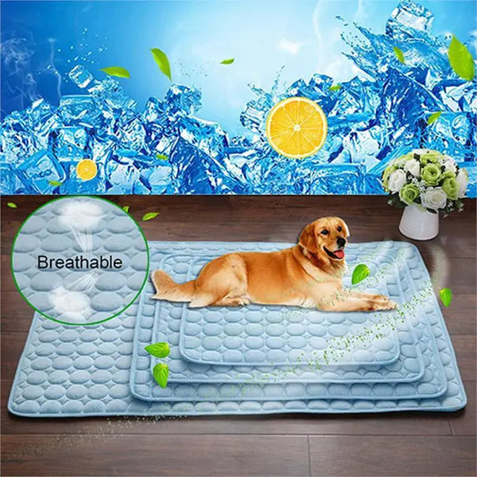 Cooling Pet Mat for Cats and Dogs (Summer Use) - Woof Pet Products