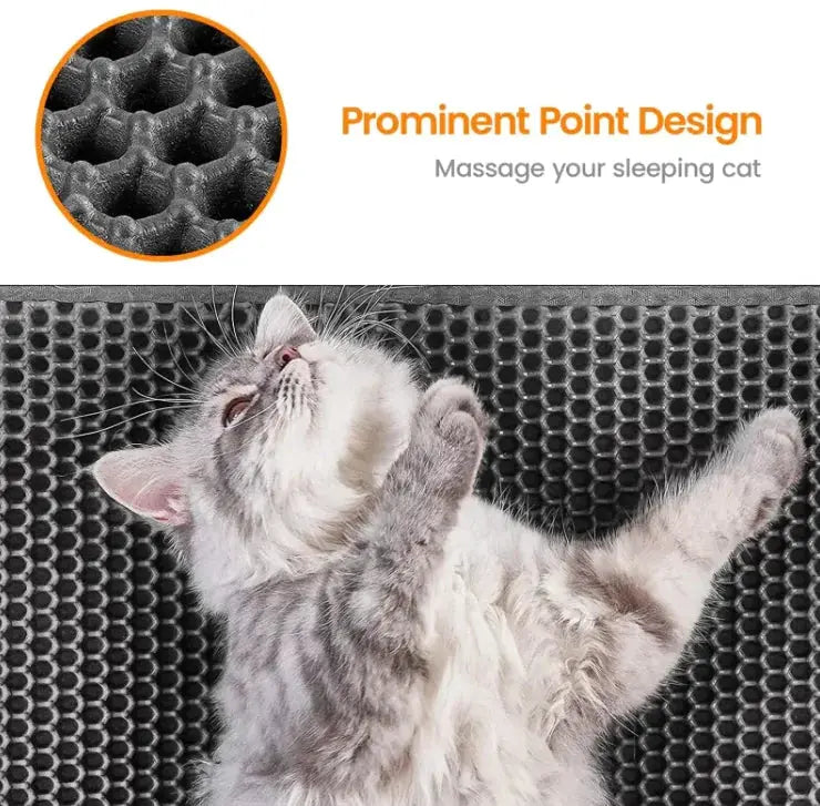 Paw Clean Honeycomb Litter Mat - Woof Pet Products