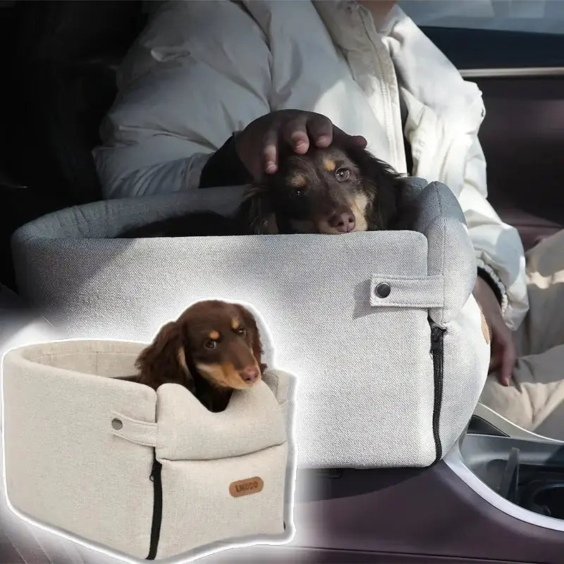 2 in 1 Center Console Seat and Carrier - Woof Pet Products