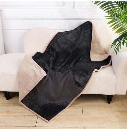 Thick Waterproof Flannel Pet Blanket for Dogs and Cats - Woof Pet Products