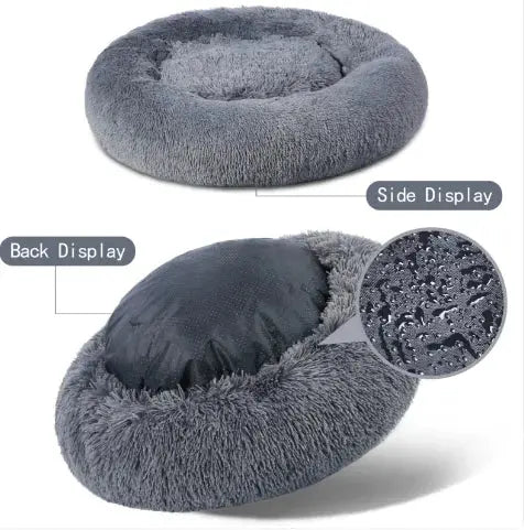Fluffy Donut Pet Bed - Woof Pet Products