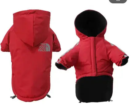 Winter Dog Jacket with Plus Velvet Lining - Woof Pet Products
