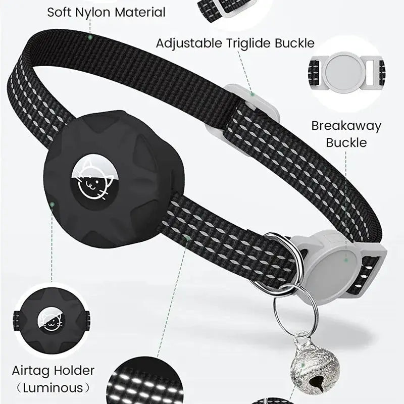 Silicone Case Cat Collar With Tracker - Woof Pet Products