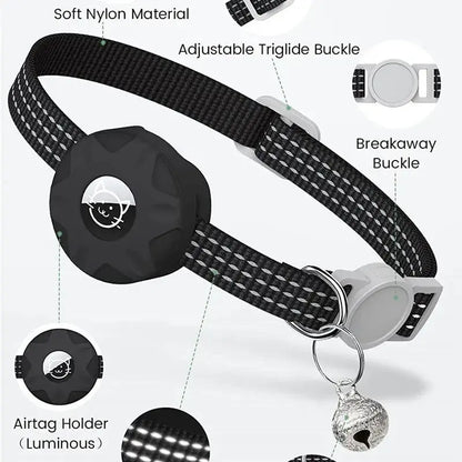 Silicone Case Cat Collar With Tracker - Woof Pet Products