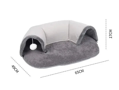Autumn And Winter Cat Nest Cat Tunnel Plush - Woof Pet Products