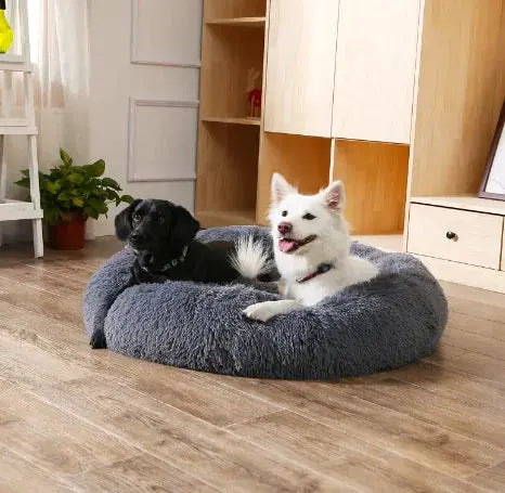 Fluffy Donut Pet Bed - Woof Pet Products