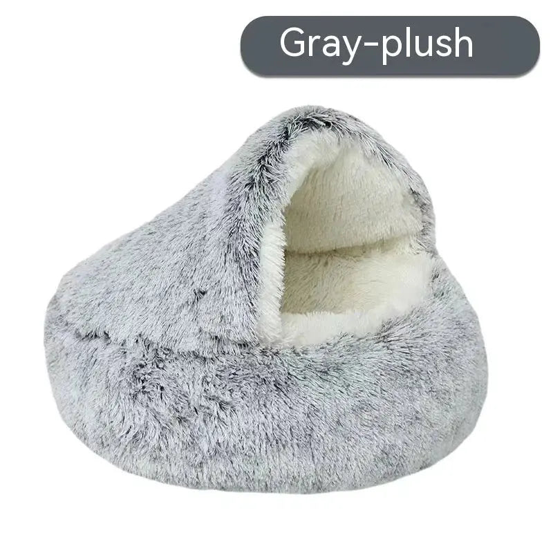 Semi-Closed Cat Bed Nest - Woof Pet Products