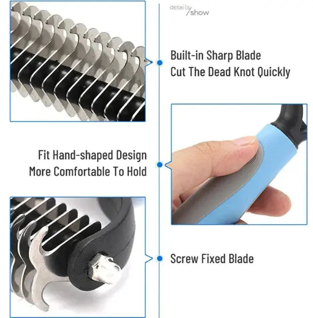 Pet Grooming Brush - Woof Pet Products