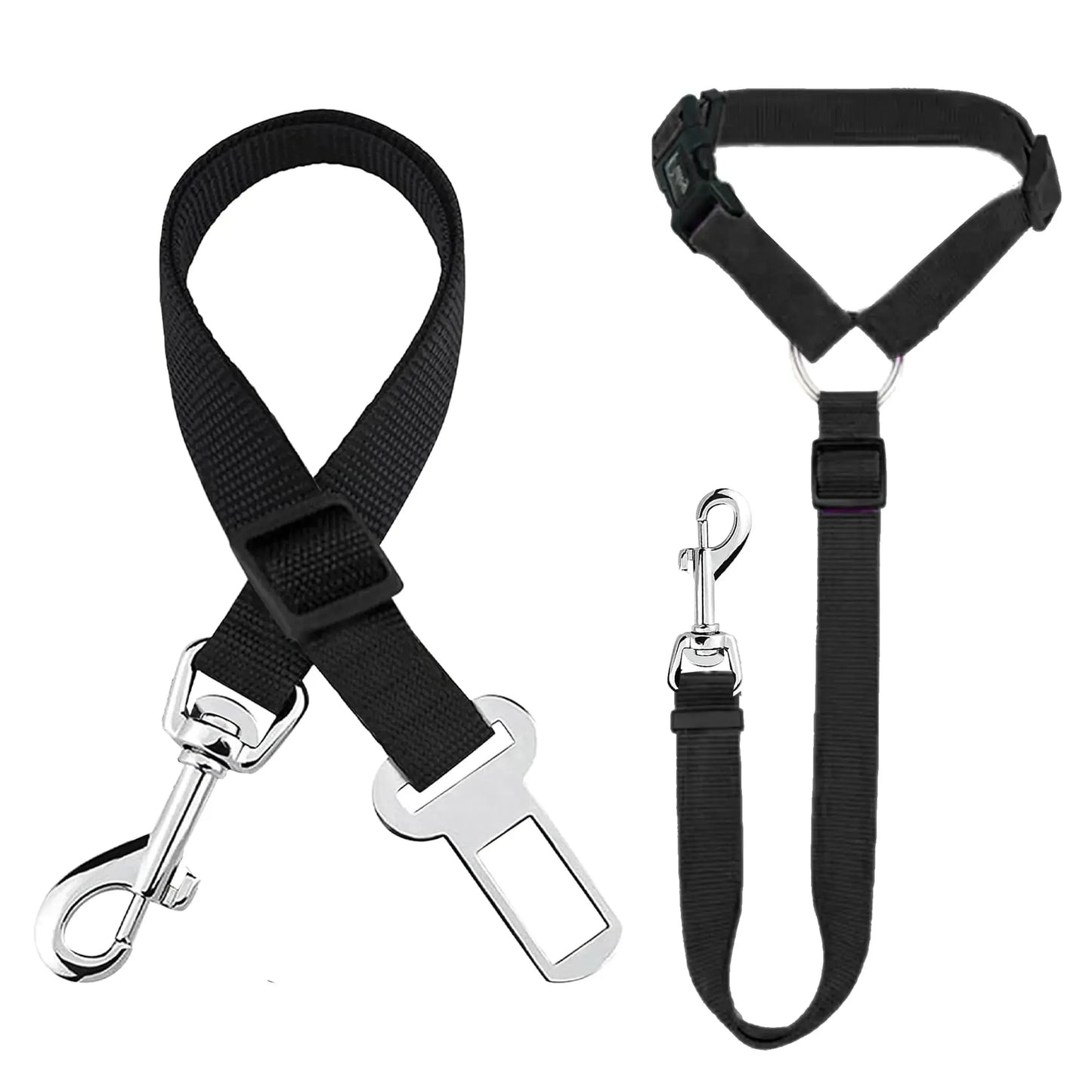 SunGrow Dog Seatbelt & Leash Universal Vehicle Seatbelt - Woof Pet Products