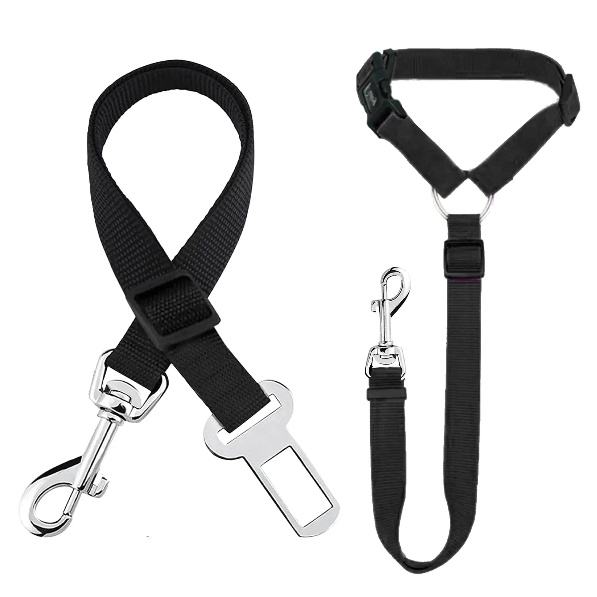 SunGrow Dog Seatbelt & Leash Universal Vehicle Seatbelt - Woof Pet Products